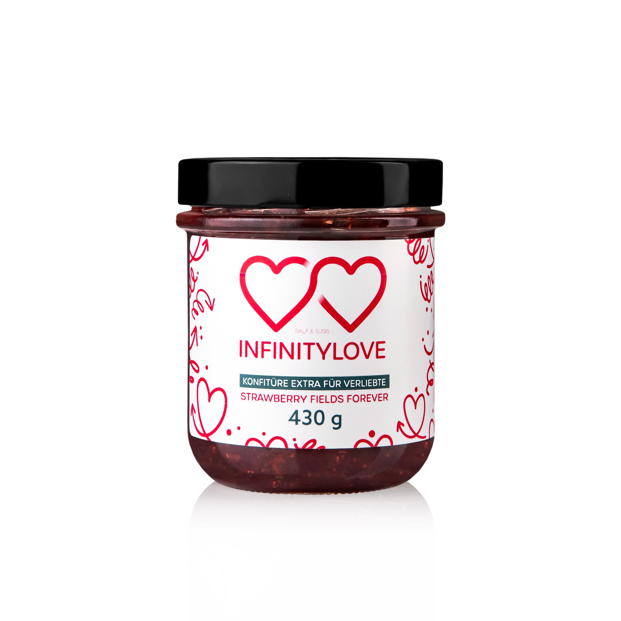 INFINITYLOVE Strawberry Konfitüre extra
					430 g
				