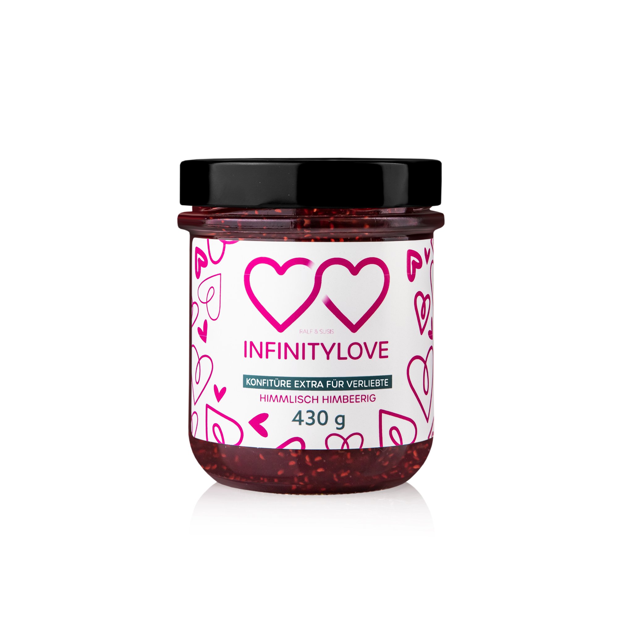 INFINITYLOVE Raspberry Konfitüre extra
					430 g
				